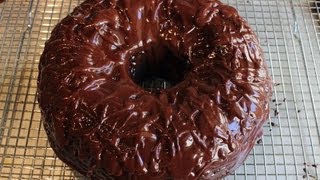 Chocolate Sour Cream Bundt Cake  Easiest Chocolate Cake Recipe Ever [upl. by Yruj255]