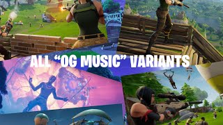 Fortnite  All “OG Music” Variants Update [upl. by Seleta679]