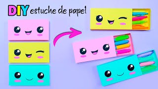 Manualidades con Papel  Cajitas de Papel DIY Estuche Lapicera  Tutorial Origami [upl. by Fording500]