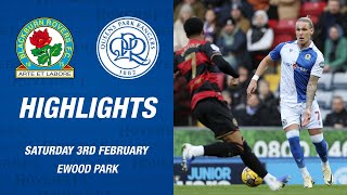 Highlights Blackburn Rovers v Queens Park Rangers [upl. by Anyd142]