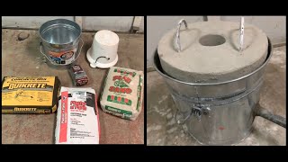 Building the Backyard Metal Foundry  Melt amp Pour [upl. by Idaf]