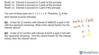 The Rule of 78 Explained [upl. by Aerua]