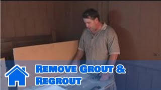 Grouting Help  How to Remove Grout amp Regrout [upl. by Enigroeg]