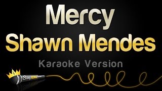 Shawn Mendes  Mercy Karaoke Version [upl. by Lamrouex278]