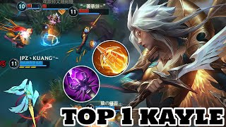 Wild Rift Kayle  Top 1 Kayle Gameplay Rank Challenger [upl. by Adur]