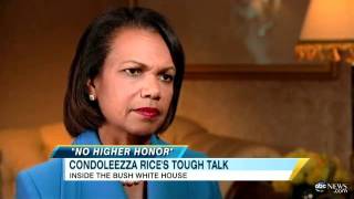 Condoleezza Rice Discusses Confronting Donald Rumsfeld Over Iraq War Policy [upl. by Ybocaj]