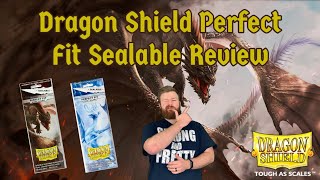 Dragon Shield Perfect Fit Sealable Inner Sleeves Review  TCG Product Reviews [upl. by Farrow539]