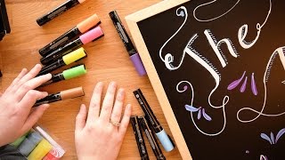 Chalkboard Hand Lettering for Complete Beginners [upl. by Eytteb]