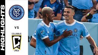 HIGHLIGHTS NYCFC vs Columbus Crew  July 30 2021 [upl. by Yerffoej]