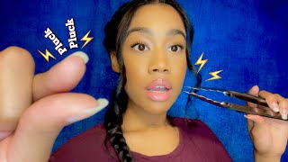 ASMR Fast amp Aggressive Plucking Your Negative Energy amp Eating ItFast ASMR [upl. by Eilyah]