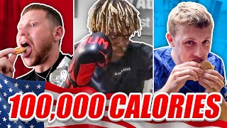 SIDEMEN 100000 CALORIES IN 24 HOURS CHALLENGE USA EDITION [upl. by Leveridge]