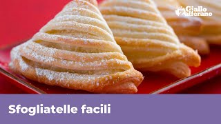 SFOGLIATELLE FACILI  Con pasta sfoglia pronta [upl. by Marpet]