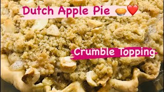 Dutch Apple Pie  Crumble pie  easy pie recipe [upl. by Myrtia567]