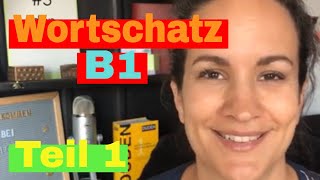 🇩🇪 Wortschatz B1  Teil 1  Alle Wörter die du brauchst [upl. by Bernadette422]