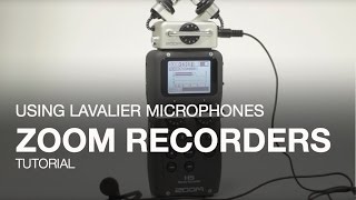 Using Lavalier Microphones with Zoom Handy Recorders [upl. by Hugo]