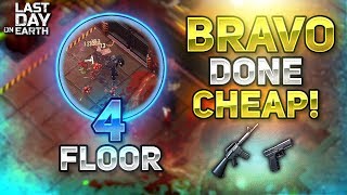 CHEAPEST WAY TO CLEAR BUNKER BRAVO FLOOR 4  MAP GUIDE INCLUDED  Last Day on Earth Survival [upl. by Natalia]