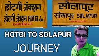 Hotgi To Solapur Journey  Railway Electrification Updated [upl. by Dabney417]