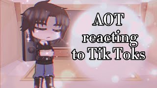 AOT reacting to Tik Toks⚠️SPOILERS⚠️ Eruri Sad EndingErwin x Levi [upl. by Jillene204]