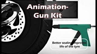 Tubeless Tire Puncture Repair Gun Kit [upl. by Amalie]