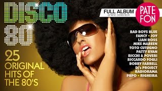 DISCO80 Various artists 25 ORIGINAL HITS OF THE 80S [upl. by Aitnauq]