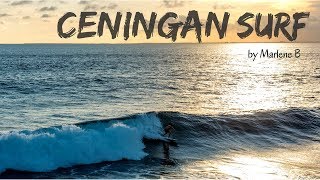 Surf at Mahana Point Nusa Ceningan Bali Indonesia  April 2018 [upl. by Onez]