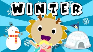 WINTER ♫  Seasons Song  Wormhole Learning  Songs For Kids [upl. by Pruter]