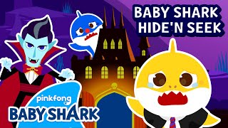 Halloween Hide and Seek with Shark Family  Halloween Holiday Special  Baby Shark Official [upl. by Hcnarb]