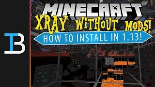 How To Get XRay In Minecraft 113 without Any Mods [upl. by Nonnahc]