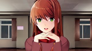 Revealing My Appearance to Monika  quotMonika After Storyquot Mod [upl. by Brigida]