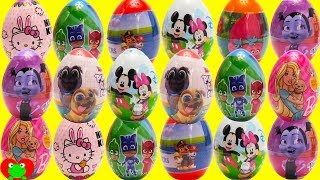 Opening Surprise Eggs Paw Patrol Minnie Mouse Puppy Dog Pals Surprises [upl. by Balduin]