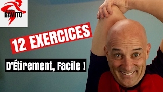 12 EXERCICES dÉtirement facile  ✔ [upl. by Atirac]