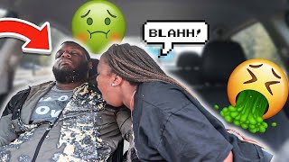 THROW UP PRANK ON BOYFRIEND hilarious [upl. by Sura]