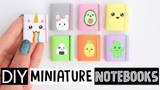 4 DIY MINI NOTEBOOKS  Easy amp Cute Designs [upl. by Ylak]