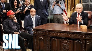 Kanye West Donald Trump Cold Open  SNL [upl. by Warden]