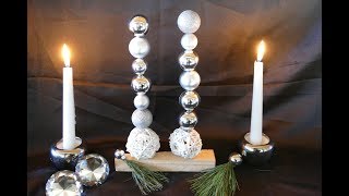 Weihnachtsdeko – Kugeldeko – DIY Wohndeko – christmas decoration [upl. by Auoz238]