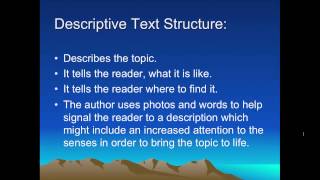 Expository Text Just the Basics [upl. by Hamrnand]