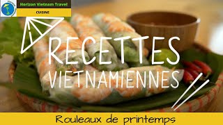 Rouleaux de printemps Vietnamien  quotGoi cuonquot [upl. by Moulden]