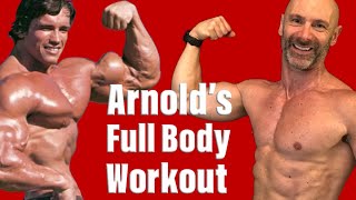 Arnold Schwarzeneggers Full Body Workout [upl. by Holleran]