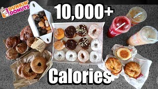 Dunkin Donuts 10000 Calorie Challenge [upl. by Araes]