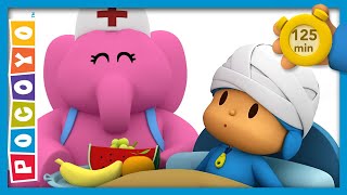 🤕 POCOYO AND NINA  Pocoyo is sick 120 min  ANIMATED CARTOON for Children  FULL episodes [upl. by Atsahs]