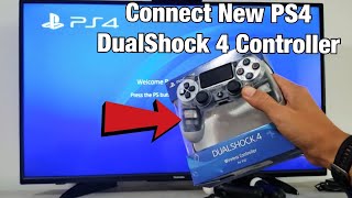 How to Connect New PS4 DualShock 4 Controller [upl. by Laurianne437]