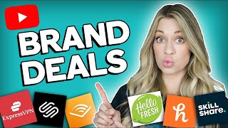 YouTube Sponsorships 101 How to Get PAID Brand Deals Even with 1000 Subscribers [upl. by Talanian]