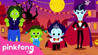 Baby Monster Yes Papa  Kids Halloween Songs  Finger Family  Pinkfong Official [upl. by Aldon]