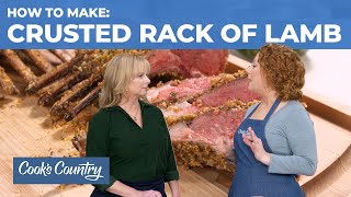 How to Make CrumbCrusted Rack of Lamb [upl. by Ber854]