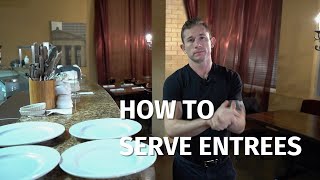 How to serve food and interact with guests  Restaurant server training [upl. by Dusza422]