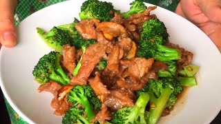 How to Stir Fry the Perfectly Tender Beef with Broccoli [upl. by Nnyltiac]