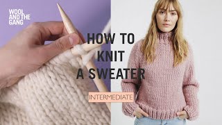 How To Knit The Eden Sweater [upl. by Landre]