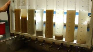 Polymer Flocculants in Wastewater Treatment  Clearwater Industries Jar Test [upl. by Ylrebmit512]