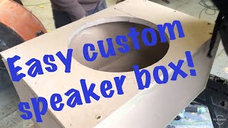 Building a custom speaker box [upl. by Gannie761]