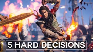 5 Hard Decisions  Assassins Creed Odyssey [upl. by Natsirc976]